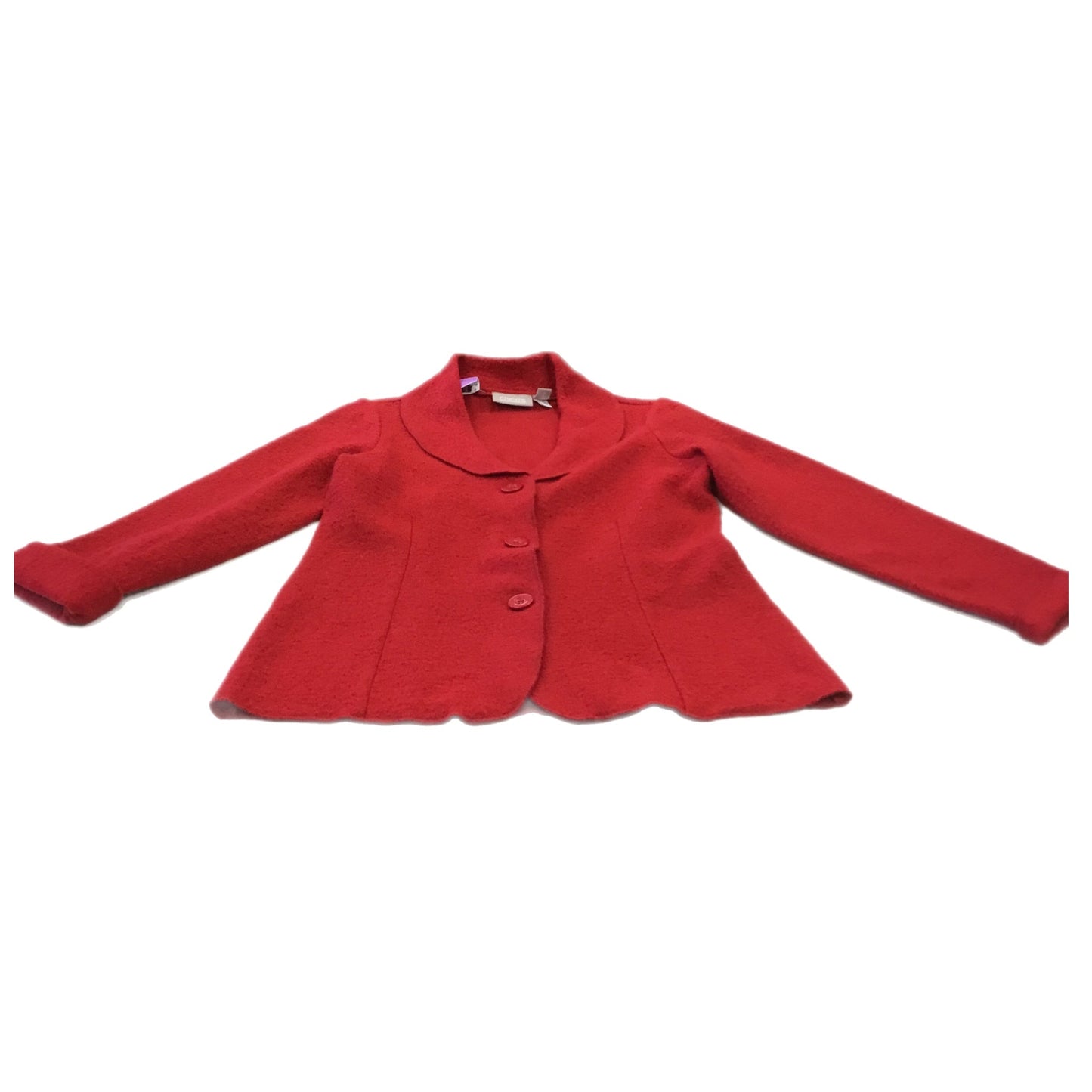 Blazer By Chicos In Red, Size: 0