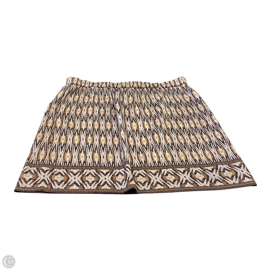 Skirt Mini & Short By Chicos In Brown, Size: 3 (XL)