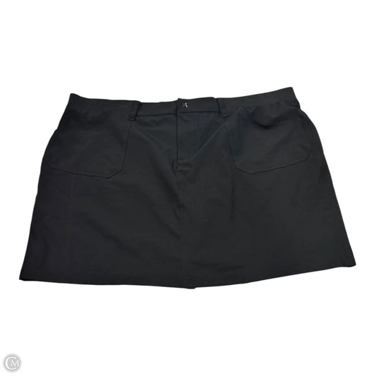 Skort By Lee In Black, Size: 24