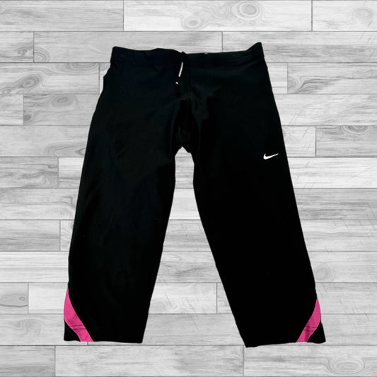 Athletic Capris By Nike Apparel In Black, Size: 8