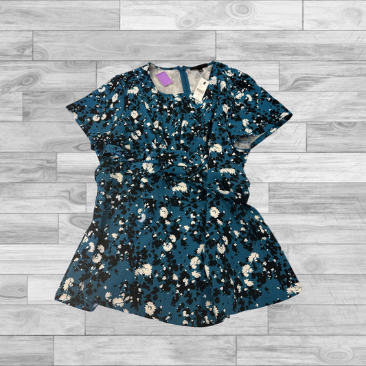 Teal Top Short Sleeve Lane Bryant, Size 20