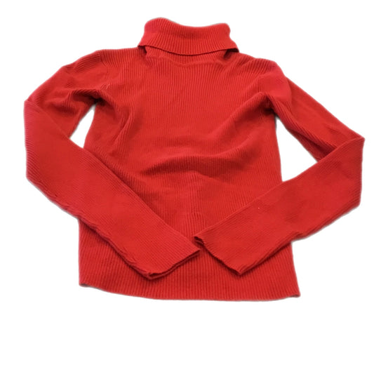 Top Long Sleeve By Isaac Mizrahi In Red, Size: S