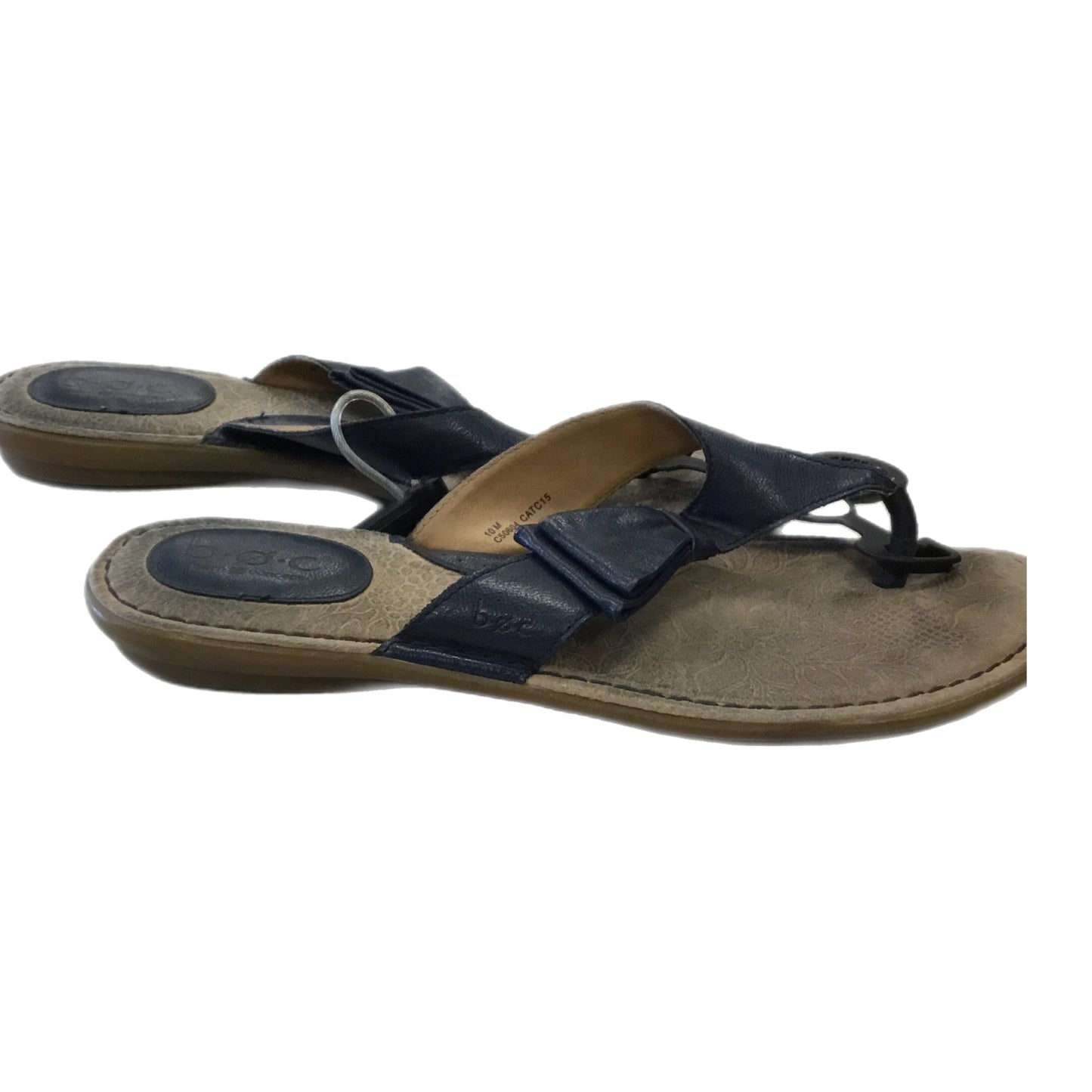 Sandals Flip Flops By Boc In Blue, Size: 10