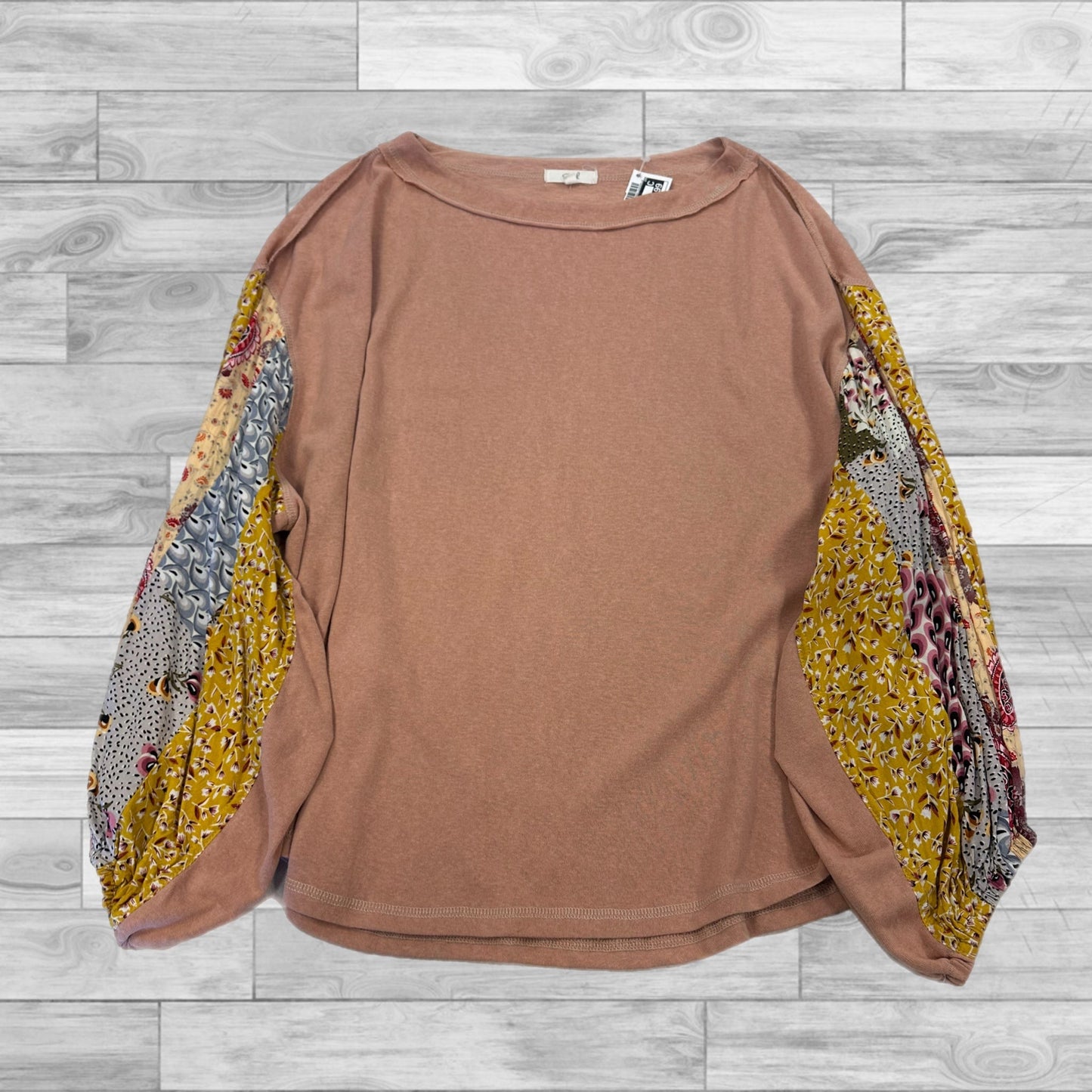 Top Long Sleeve By Easel In Multi-colored, Size: M