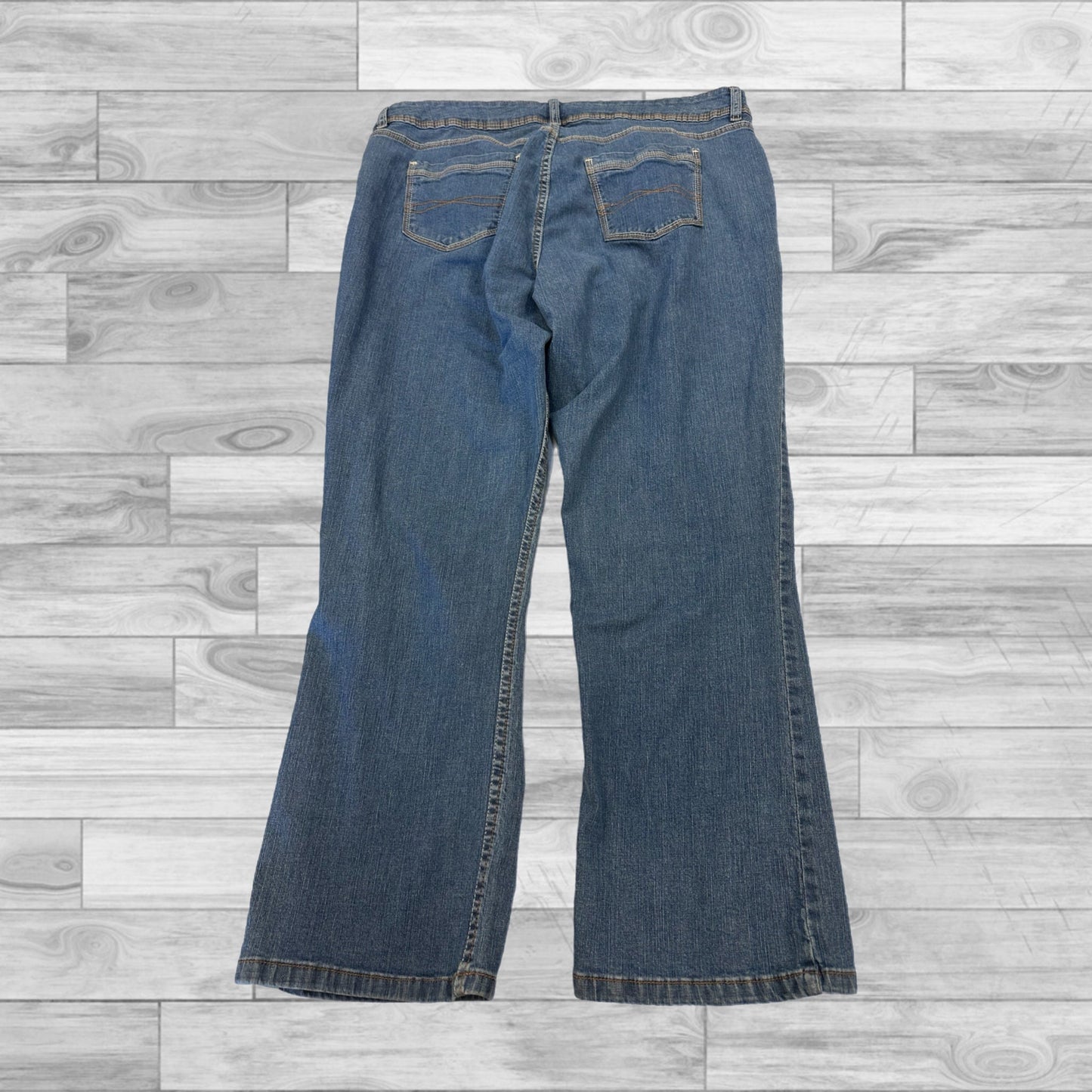 Jeans Skinny By Lee In Blue Denim, Size: 18w