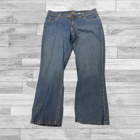 Jeans Skinny By Lee In Blue Denim, Size: 18w