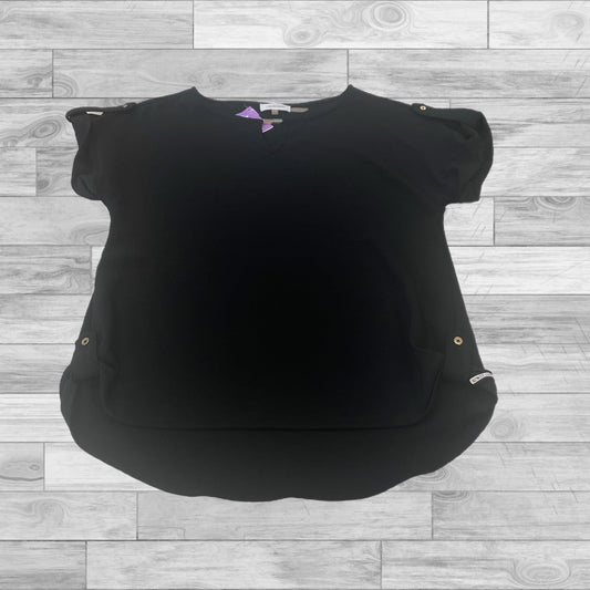 Black Top Short Sleeve Calvin Klein, Size Xs