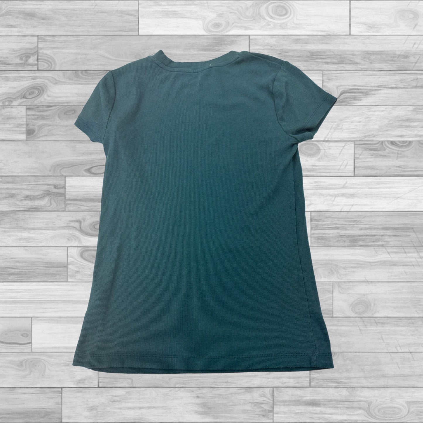 Teal Top Short Sleeve Basic A New Day, Size S