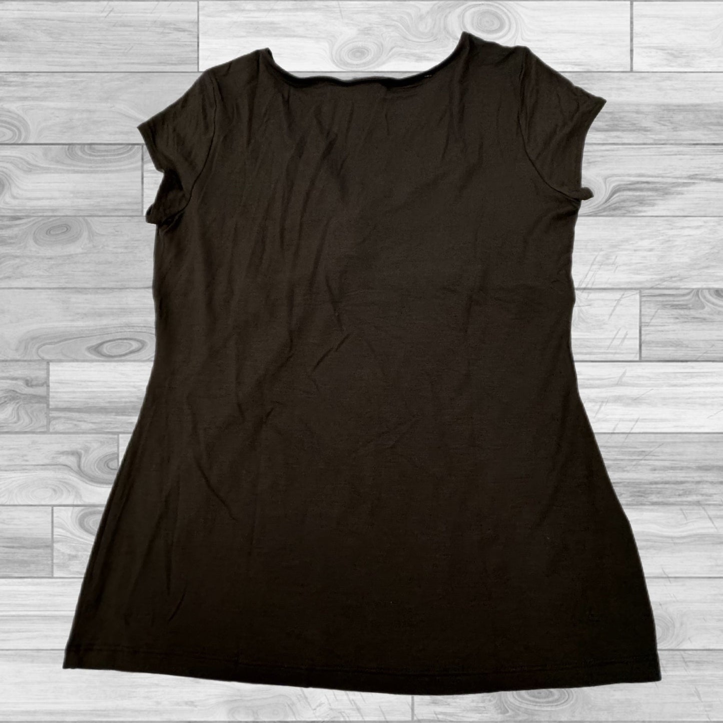 Brown Top Short Sleeve Ann Taylor, Size Petite  M