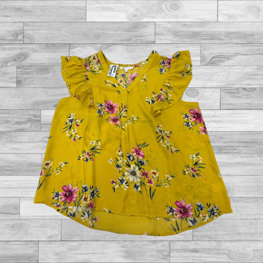 Yellow Top Short Sleeve Dr2, Size Xxl
