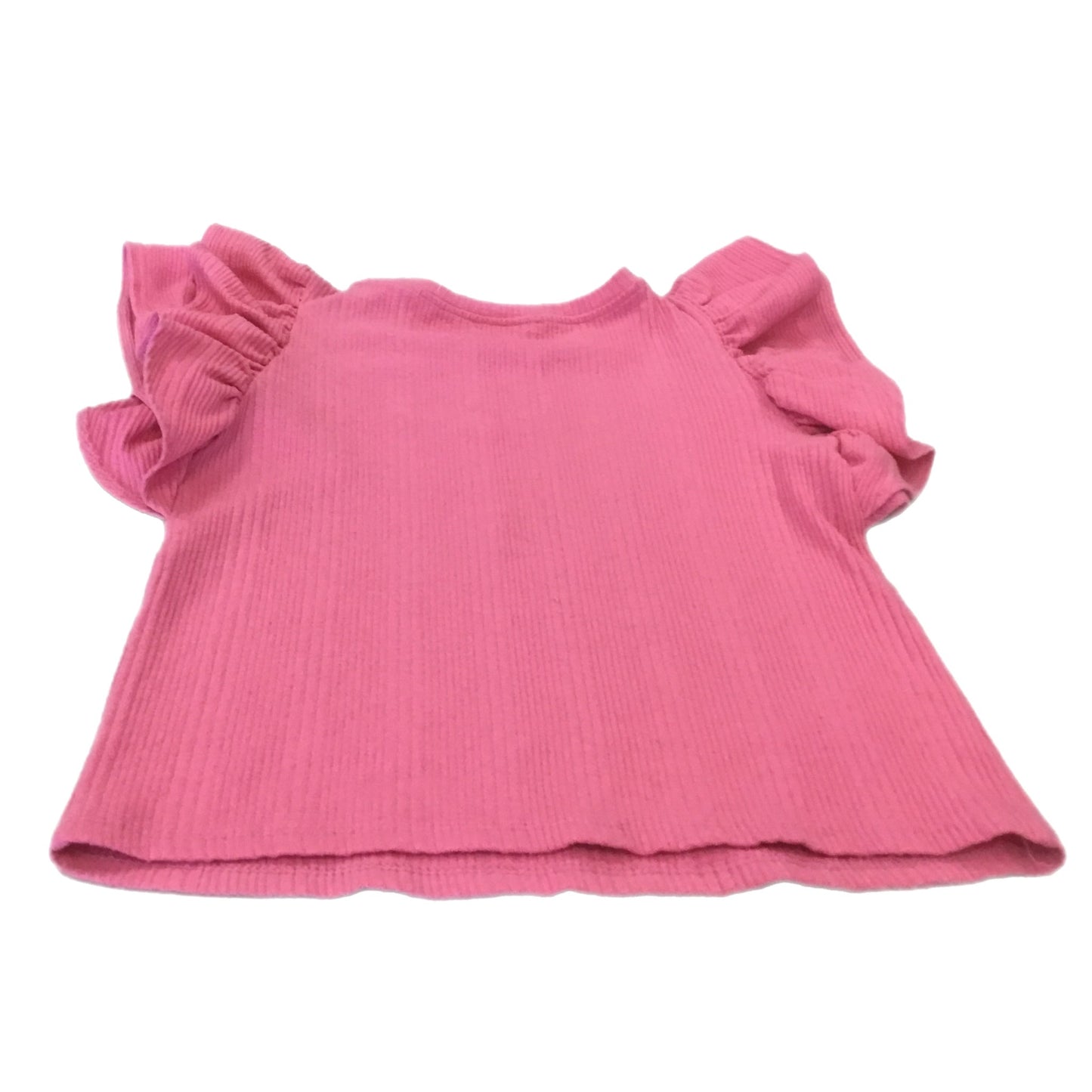 Pink Top Short Sleeve Zara, Size L