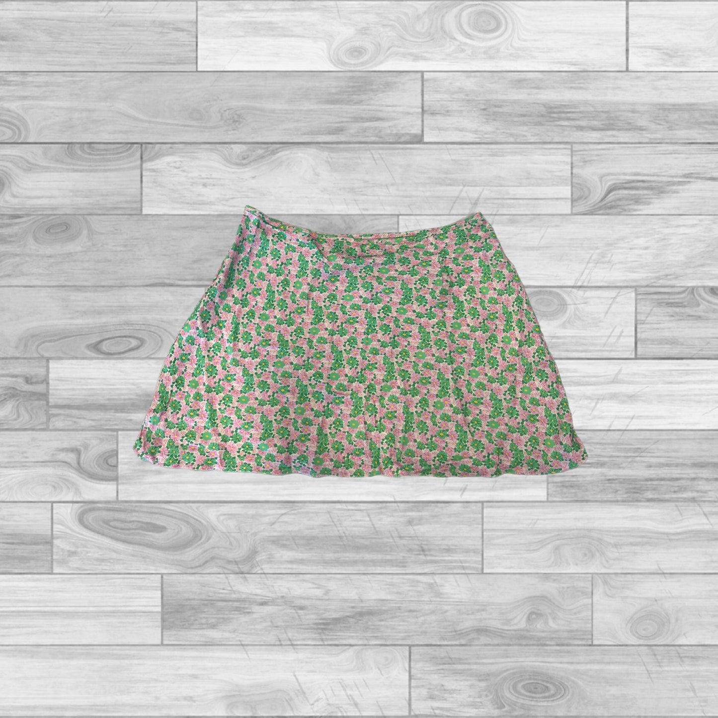 Green & Pink Skirt Mini & Short Zara, Size Xl