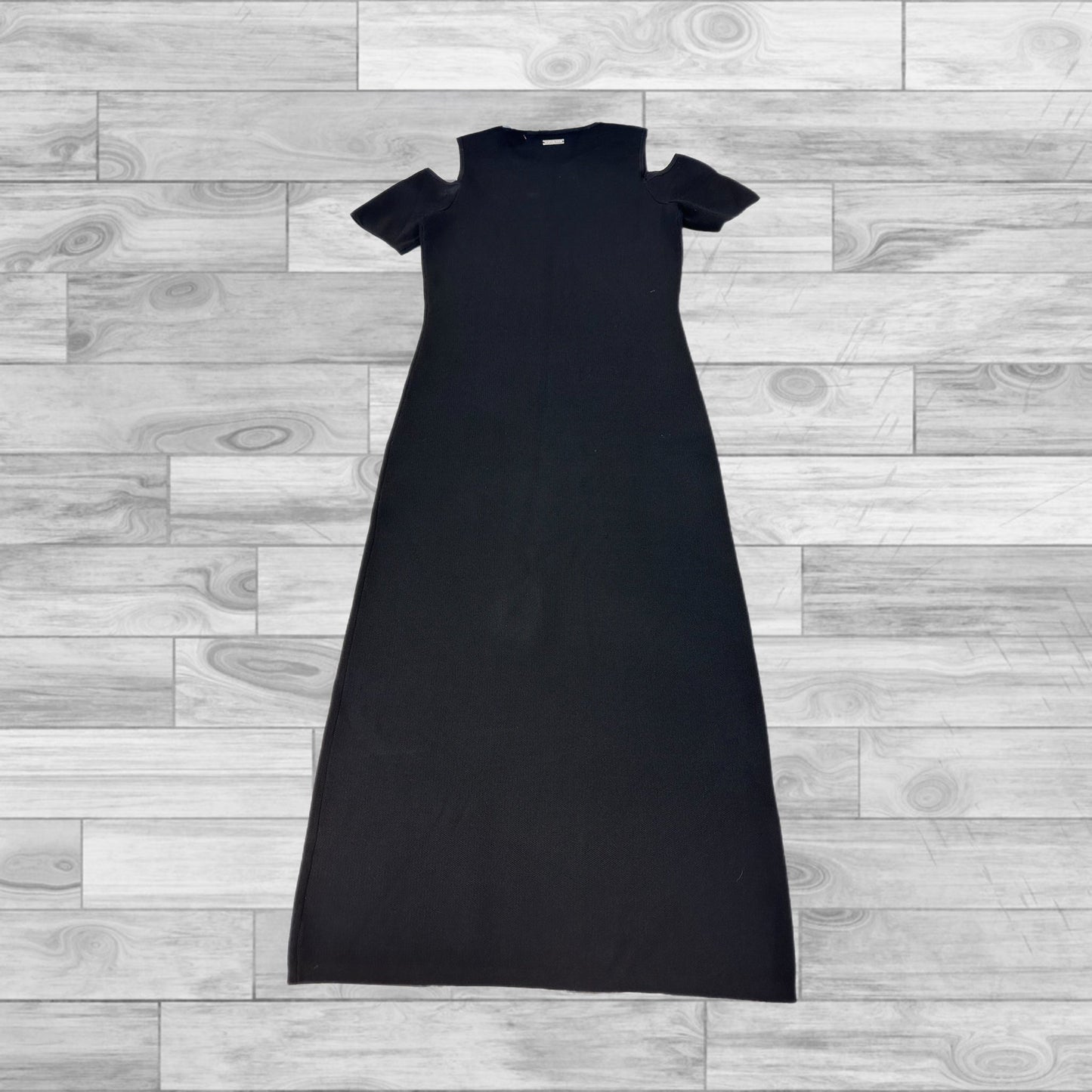 Black Dress Casual Midi Michael By Michael Kors, Size M