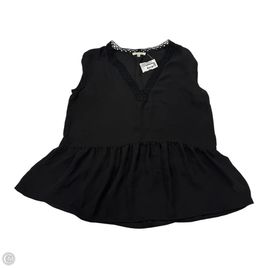 Top Sleeveless By Max Studio In Black, Size: S