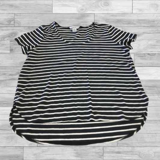 Top Short Sleeve Basic By Tommy Bahama In Black & White, Size: L