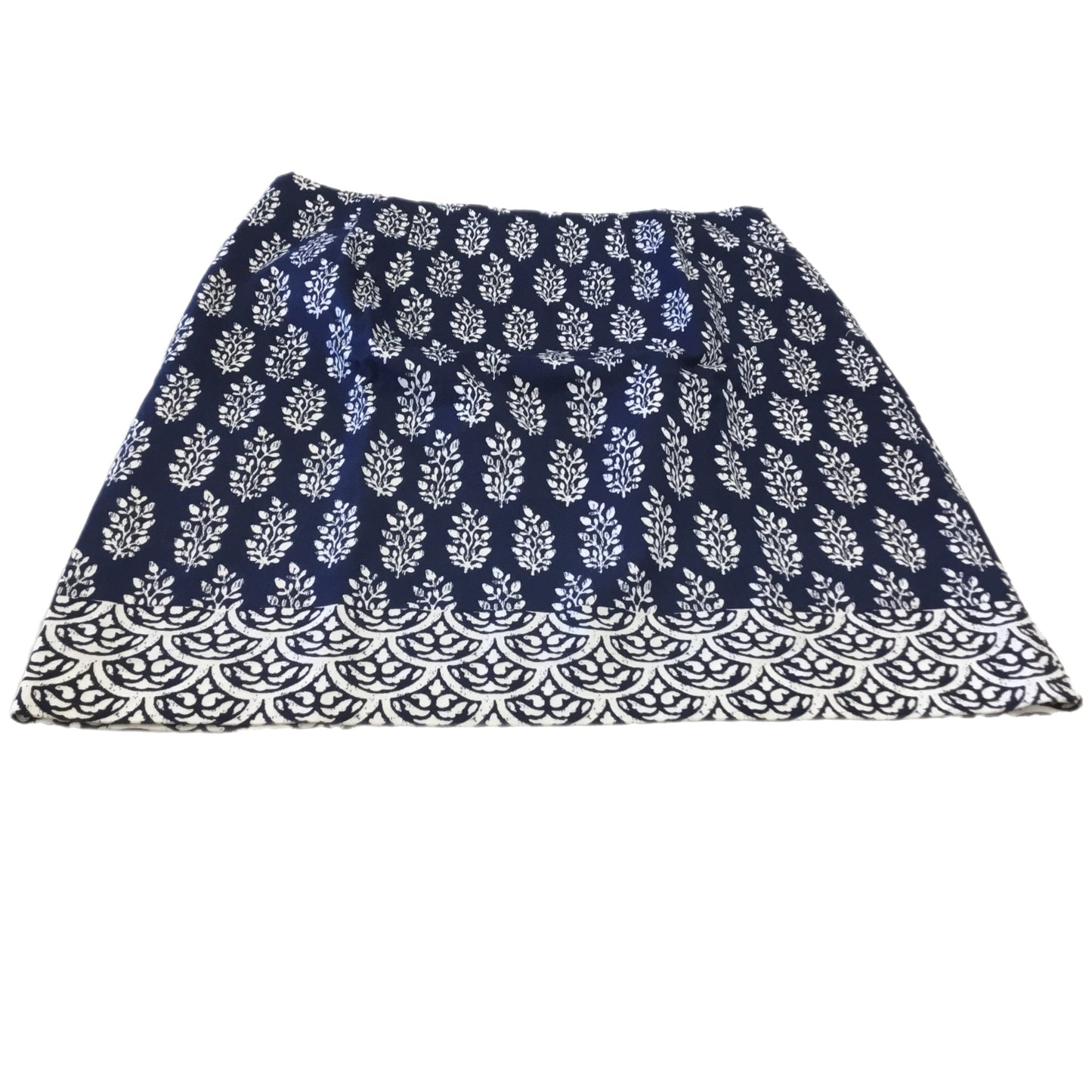 Skirt Mini & Short By Talbots In Blue & White, Size: 8