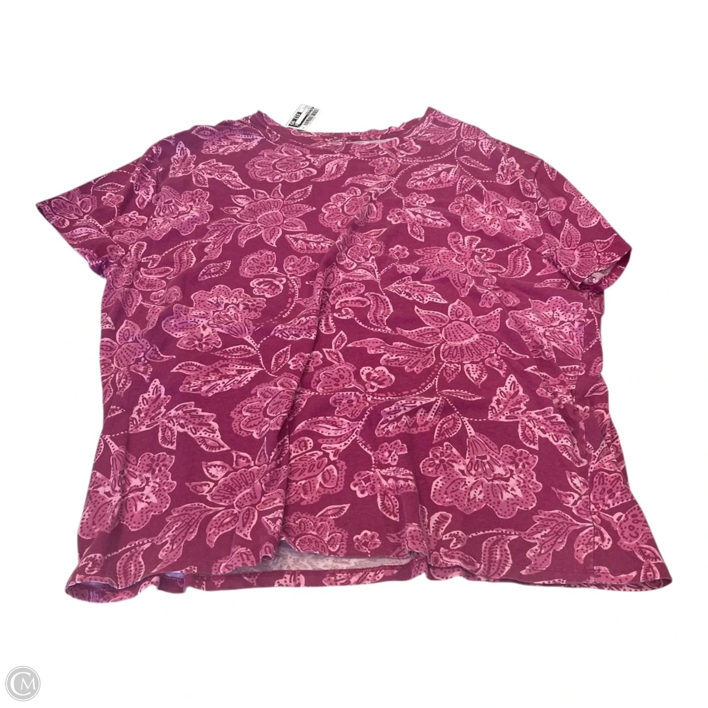 Top Short Sleeve Basic By Free People In Pink, Size: S