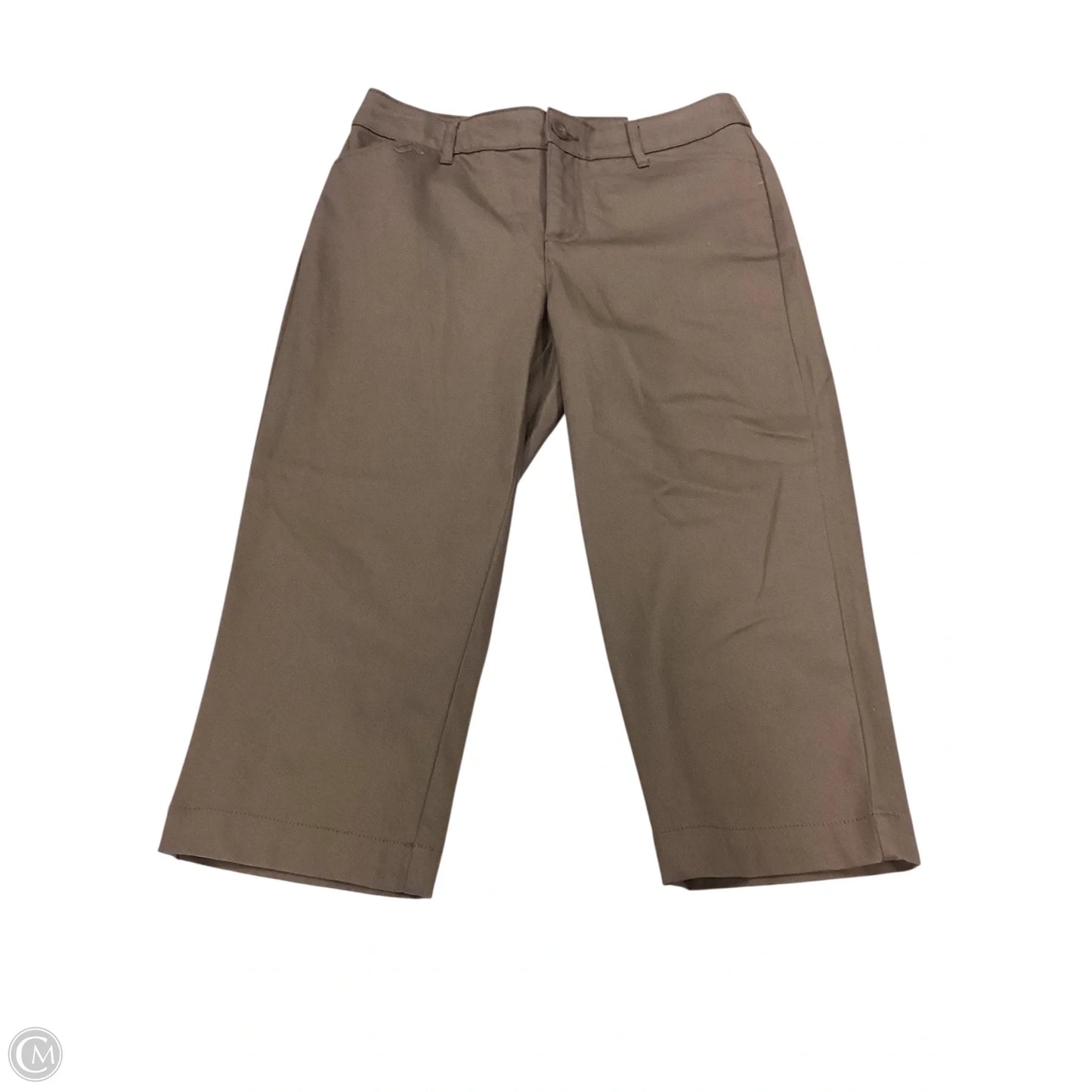 Capris By St Johns Bay In Brown, Size: 6