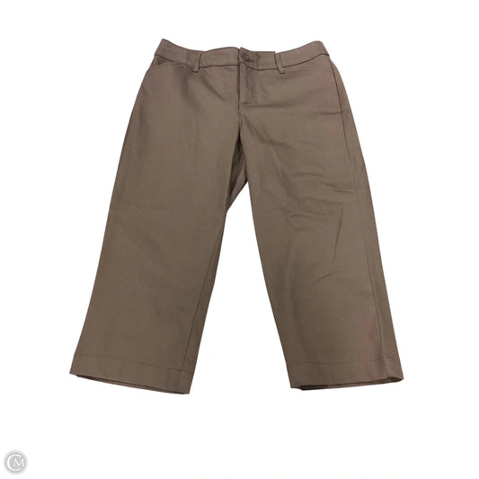 Capris By St Johns Bay In Brown, Size: 6