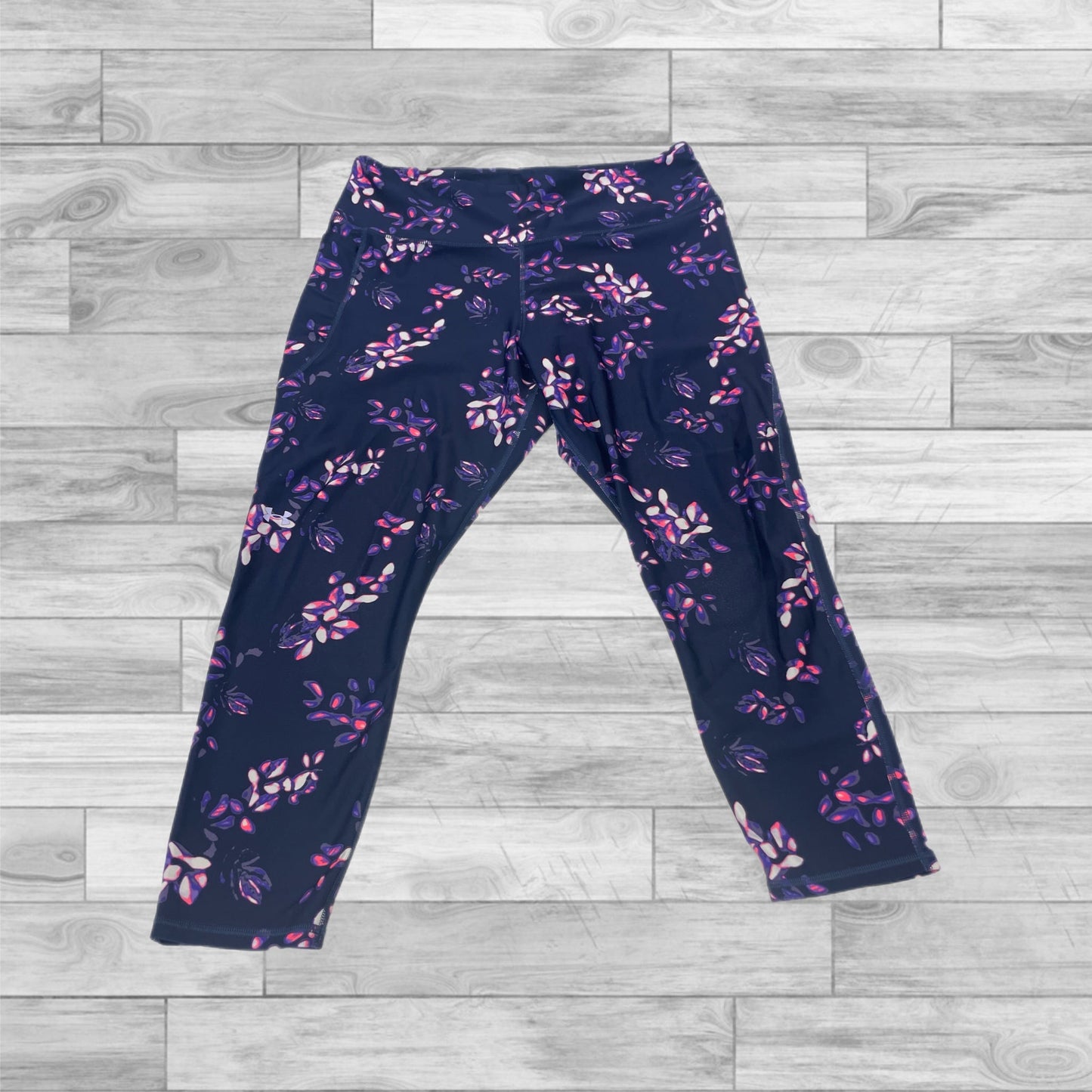 Athletic Leggings By Under Armour In Purple, Size: 2x