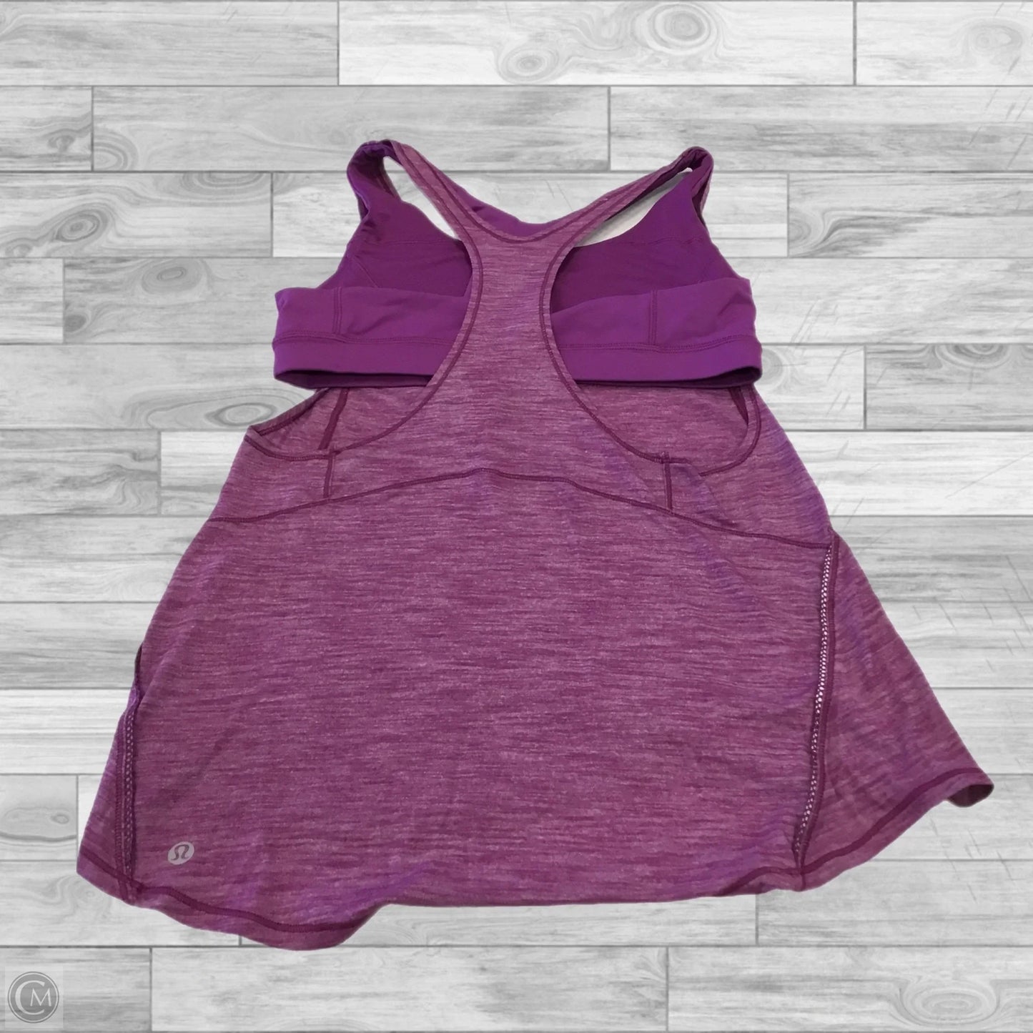 Athletic Tank Top By Lululemon In Purple, Size: 8