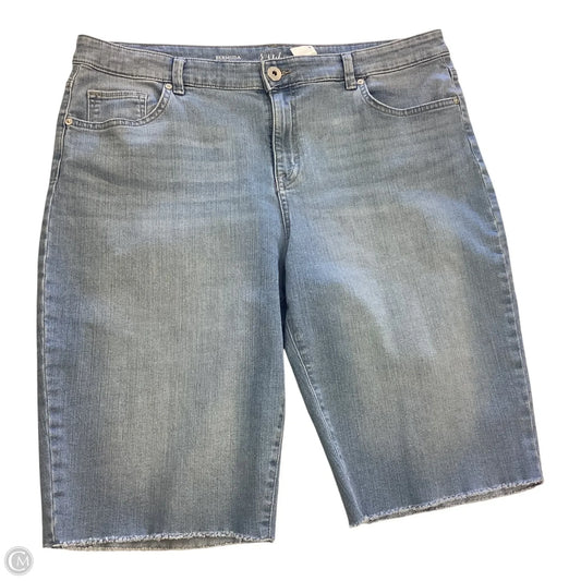 Shorts By Style And Company In Blue Denim, Size: 16