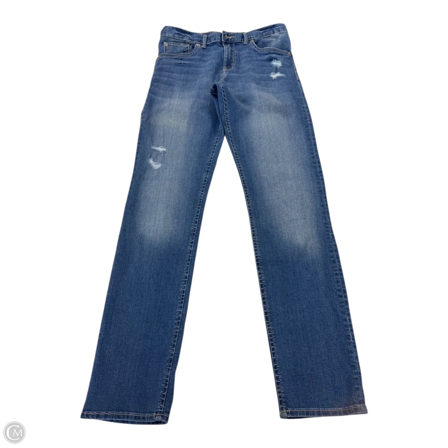Jeans Skinny By Levis In Blue Denim, Size: 14