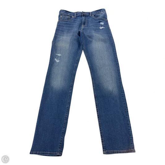 Jeans Skinny By Levis In Blue Denim, Size: 14