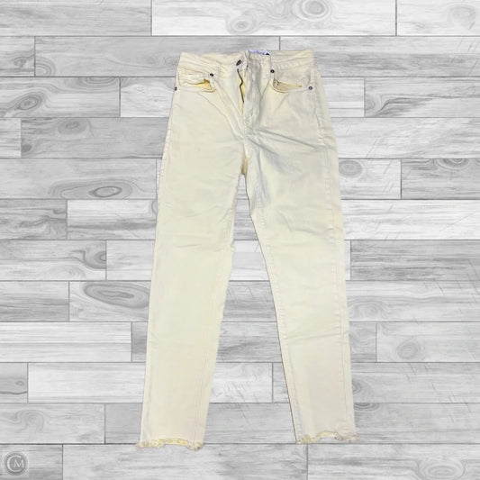 Jeans Skinny By Loft In Yellow, Size: 2