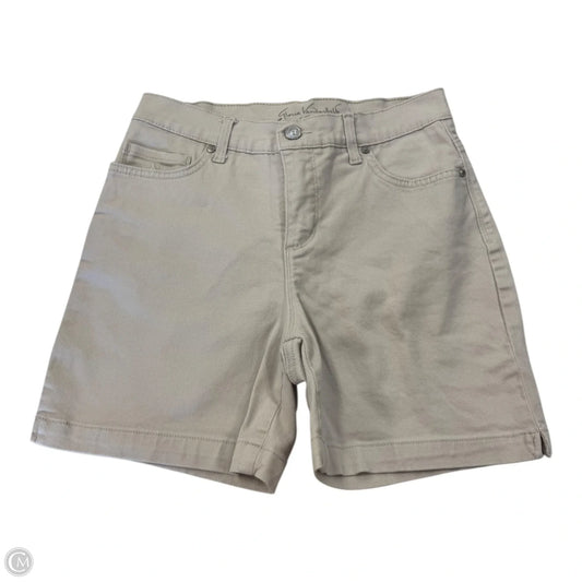 Shorts By Gloria Vanderbilt In Beige, Size: 4p