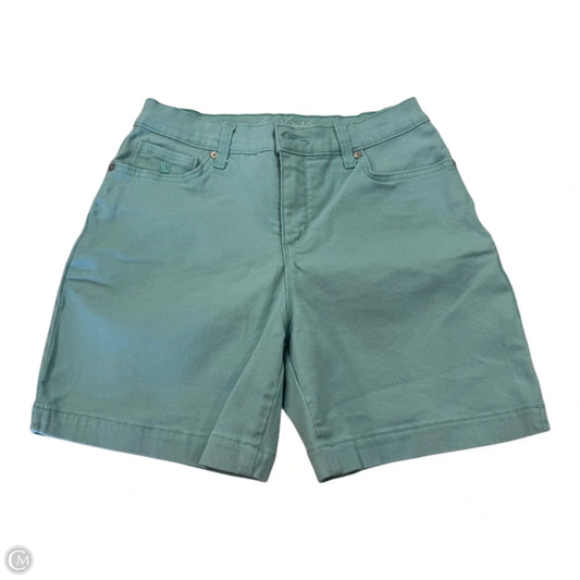 Shorts By Gloria Vanderbilt In Aqua, Size: 4p
