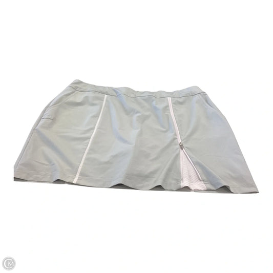 Athletic Skort By Zenergy By Chicos In Grey, Size: Xl