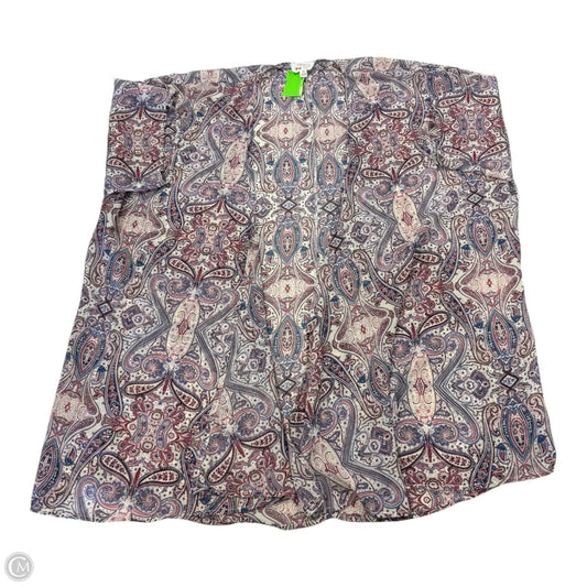 Kimono By Clothes Mentor In Paisley Print, Size: 1x