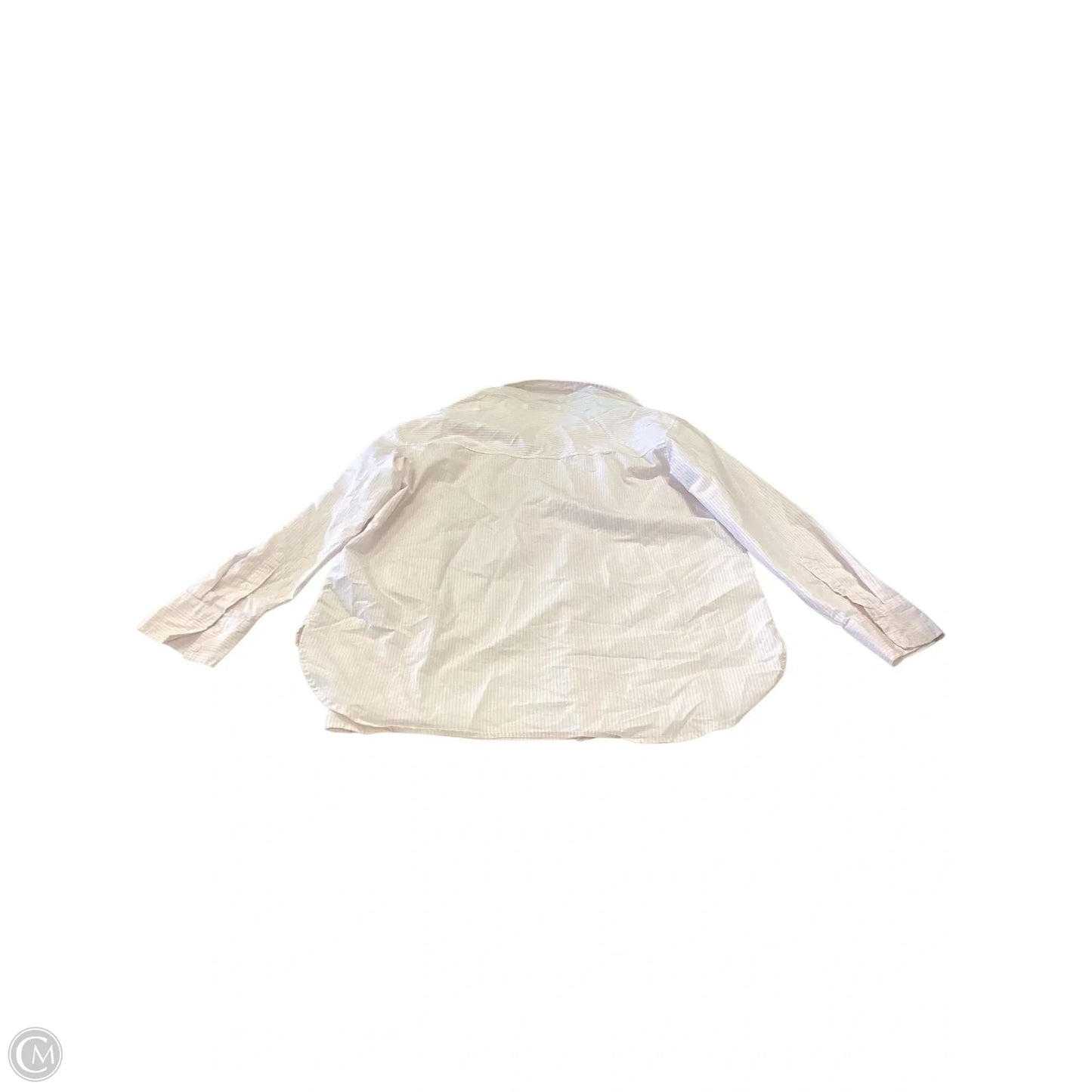 Top Long Sleeve By Abercrombie And Fitch In Striped Pattern, Size: L