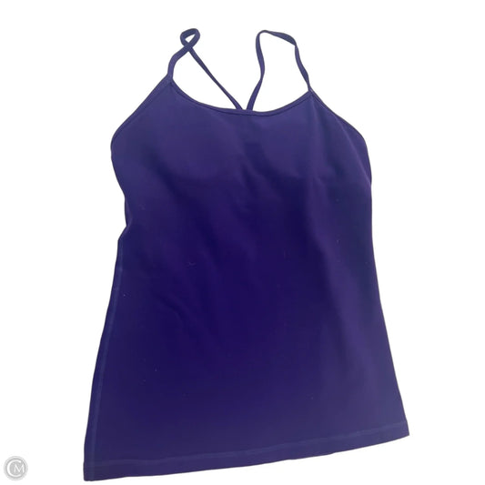 Athletic Tank Top By Lululemon In Purple, Size: M
