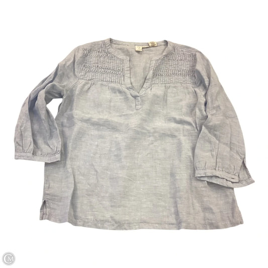 Top 3/4 Sleeve By Joie In Blue, Size: M