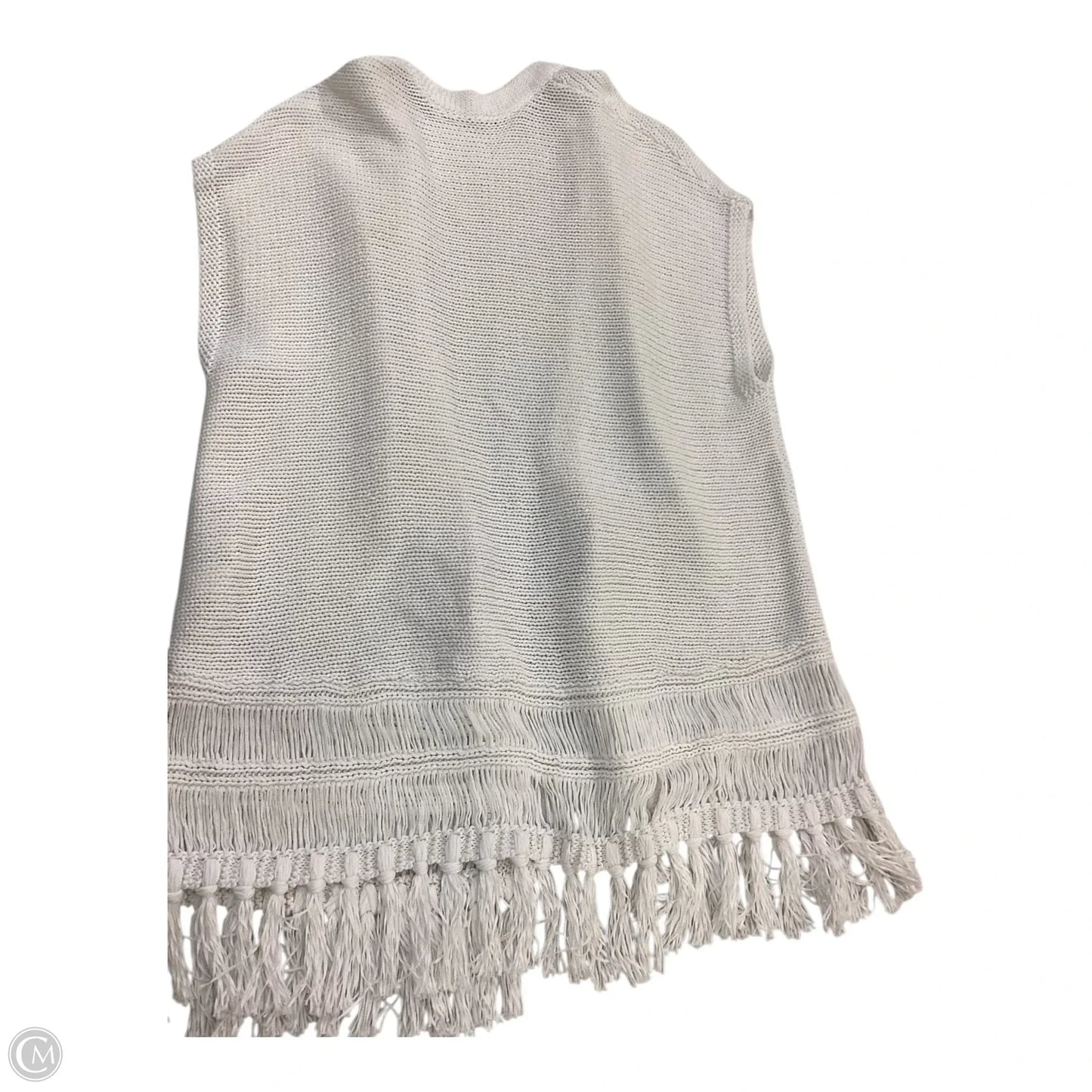 Vest Other By Clothes Mentor In White, Size: Osfm