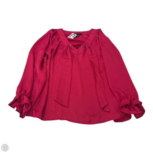 Top Long Sleeve By Melissa Paige In Pink, Size: M