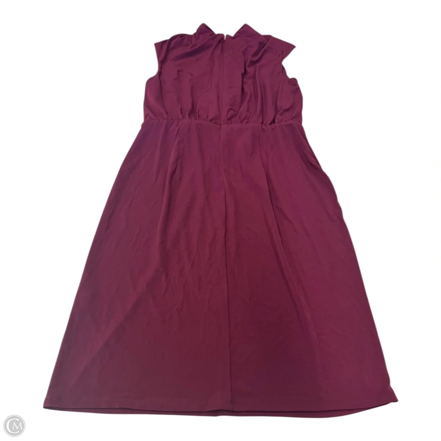 Dress Casual Short By London Times In Maroon, Size: S