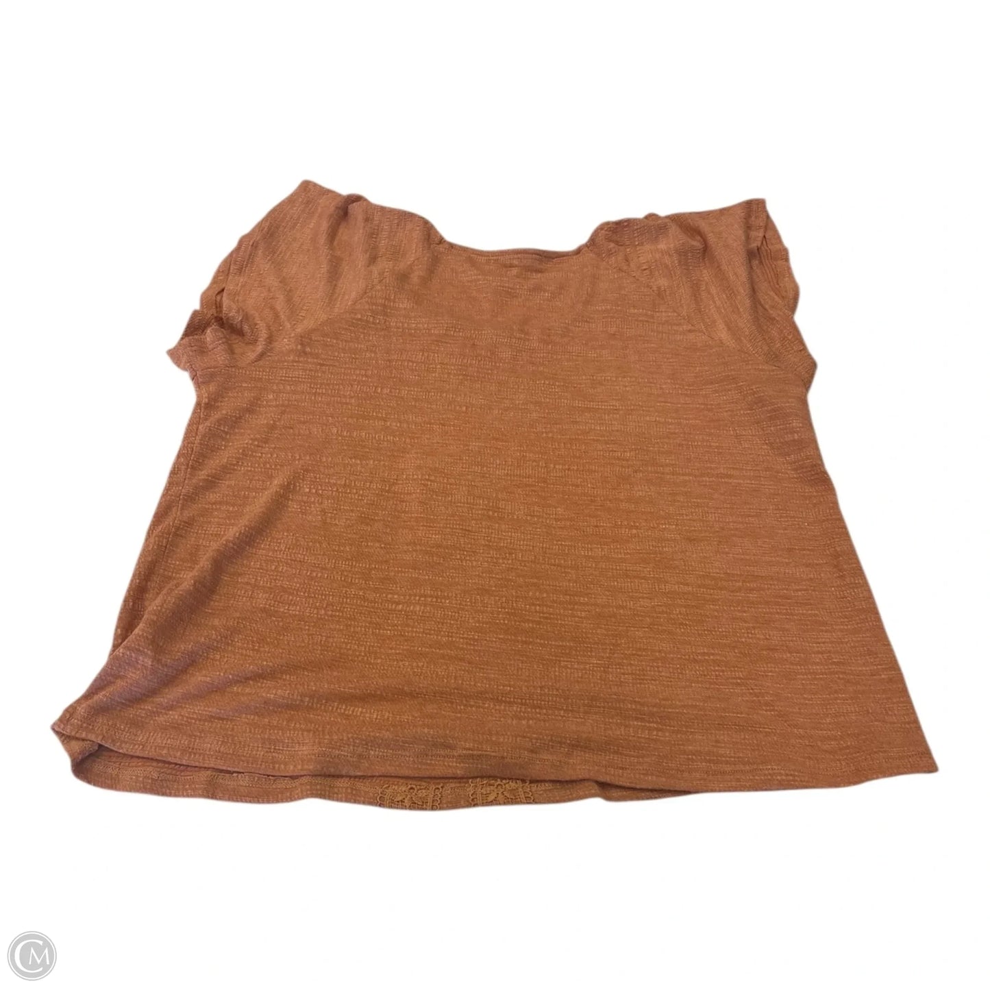 Top Short Sleeve By 89th And Madison In Orange, Size: L