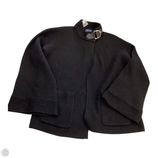 Sweater Cardigan By Polo Ralph Lauren In Black, Size: M