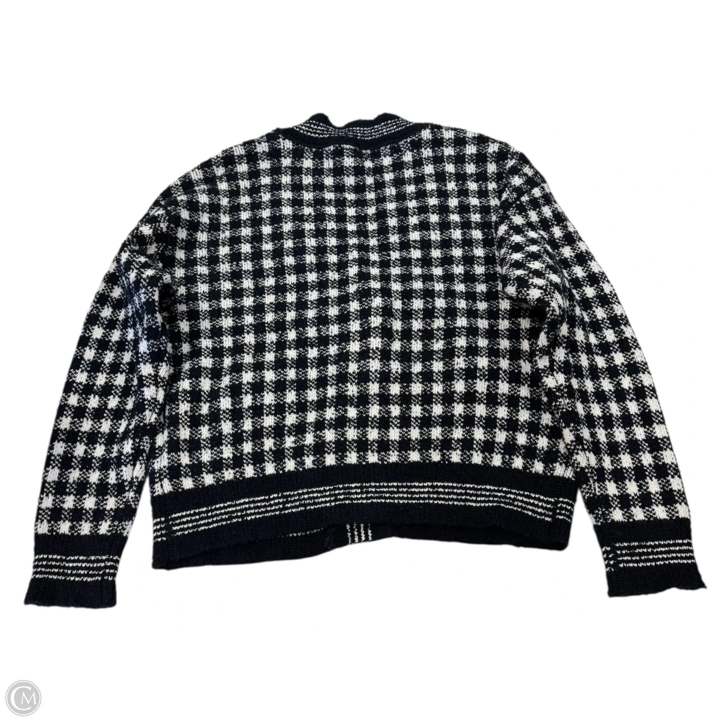 Cardigan By Rd Style In Blue & White, Size: S