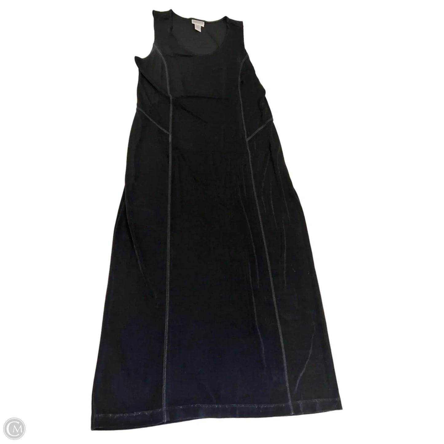 Dress Casual Maxi By Chicos In Black, Size: L