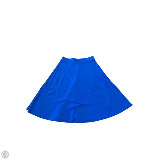 Skirt Midi By Lands End In Blue, Size: L