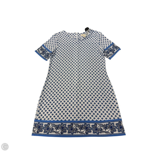 Dress Casual Short By Michael By Michael Kors In Blue & White, Size: M
