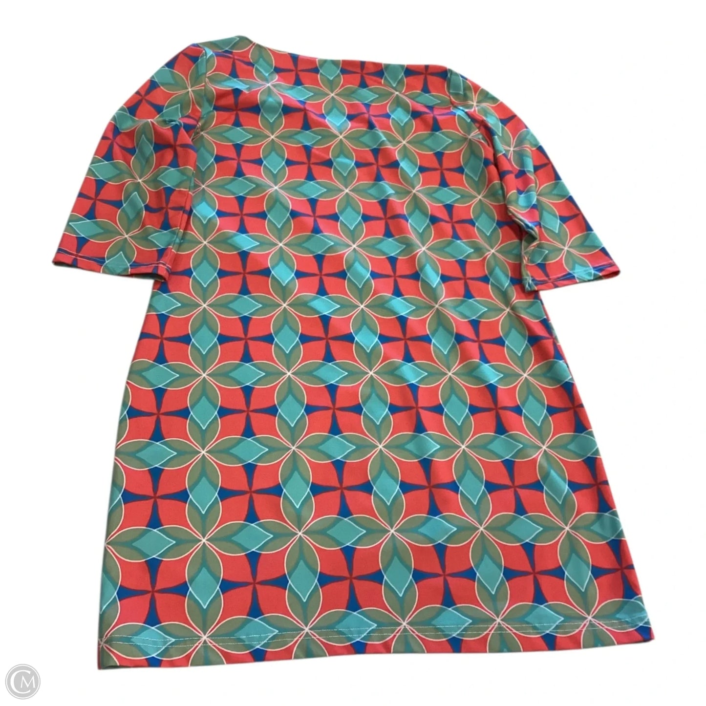 Dress Casual Short By Tracy Negoshian In Blue & Red, Size: M