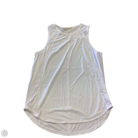 Athletic Tank Top By Lululemon In White, Size: S