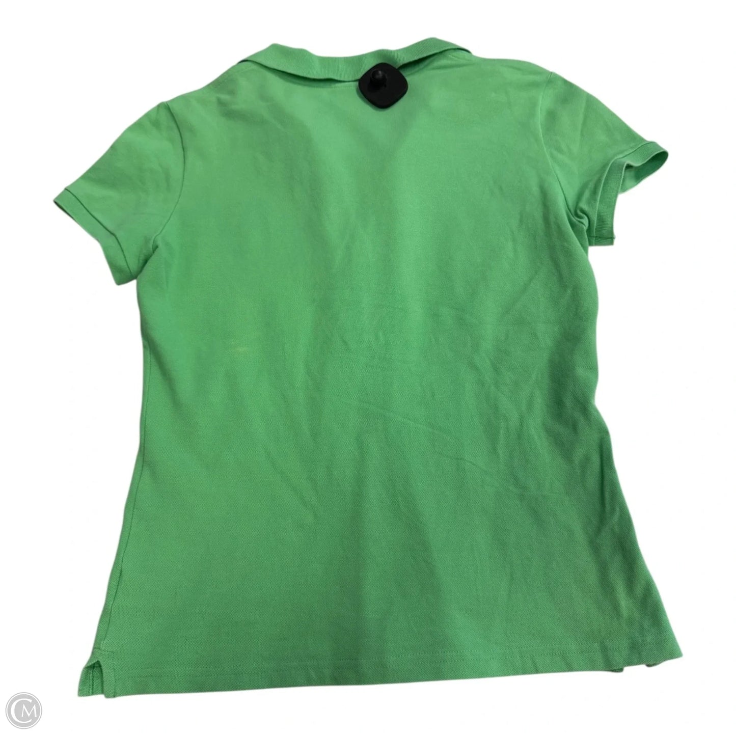 Top Short Sleeve By Lacoste In Green, Size: M