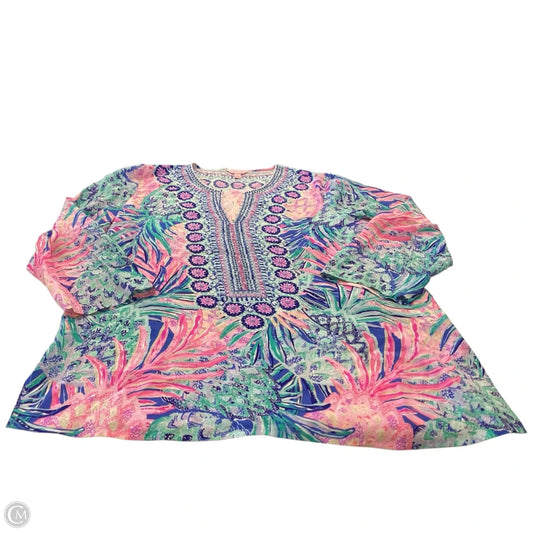 Top Long Sleeve Designer By Lilly Pulitzer In Multi-colored, Size: Xl