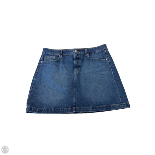 Skirt Mini & Short By Loft In Navy, Size: M